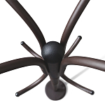 Вешалка напольная коричневая с 4-мя металлическими крючками Noble Branches варинант исполнения - 3 | Loft Concept в Красноярске