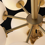 Люстра круглая со стеклянными сферами Maleficent варинант исполнения - 3 | Loft Concept в Красноярске