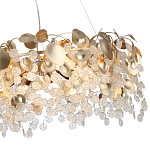 Люстра с декоративными подвесками из прозрачного стекла в форме монеток FAIRYTREE Light варинант исполнения - 11 | Loft Concept в Красноярске