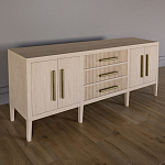 Буфет Primo с тремя ящиками и двумя фасадами Светлый дуб варинант исполнения - 2 | Loft Concept в Красноярске