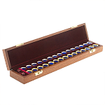 Нарды настольные из натурального камня лазурит и долерит Backgammon from Stone варинант исполнения - 9 | Loft Concept в Красноярске