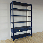 Стеллаж с двумя ящиками Elsa Dreams Blue варинант исполнения - 1 | Loft Concept в Красноярске