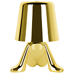 Настольная лампа фигурная цвета золото с гладким абажуром Высота 17 см Sophia варинант исполнения - 6 | Loft Concept в Красноярске