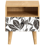 Прикроватная тумба с изображением на ящике Elise Nightstand варинант исполнения - 19 | Loft Concept в Красноярске