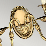 Бра с 2-мя бежевыми абажурами в классическом стиле Hinkley варинант исполнения - 5 | Loft Concept в Красноярске