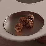 Журнальный столик фигурный со стеклянной столешницей Table Drop варинант исполнения - 6 | Loft Concept в Красноярске