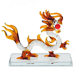 Декоративная стеклянная статуэтка Дракон Glass Dragon Statuette варинант исполнения - 3 | Loft Concept в Красноярске