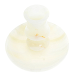 Подсвечник в виде чаши из натурального камня оникс Stone Candlestick варинант исполнения - 2 | Loft Concept в Красноярске