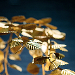 Люстра золотая с декором в виде веток эвкалипта Eucalyptus Branches варинант исполнения - 6 | Loft Concept в Красноярске