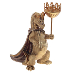 Подсвечник в виде дракона Dragon candlestick Green Gold Brown L or R варинант исполнения - 6 | Loft Concept в Красноярске
