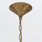 Люстра подвесная с круглыми дисками из серого фактурного стекла с белым матовым шаром внутри Quintiesse варинант исполнения - 4 | Loft Concept в Красноярске