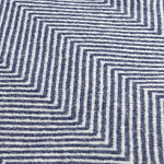 Плед из шерсти мериноса темно-синего цвета 130×180 см Indigo Waves варинант исполнения - 2 | Loft Concept в Красноярске