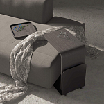 Stolik 90 Журнальный столик из шпона ясеня с чёрной эмалью варинант исполнения - 2 | Loft Concept в Красноярске