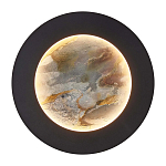 Бра в форме диска черного цвета Borders of Black варинант исполнения - 1 | Loft Concept в Красноярске