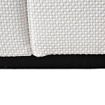 Дизайнерское кресло мягкое с обивкой из рогожки кремового цвета Decoration of Everything варинант исполнения - 3 | Loft Concept в Красноярске