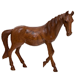 Статуэтка из дерева суар дикая лошадь Wild Horses варинант исполнения - 3 | Loft Concept в Красноярске