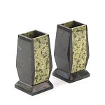 Настольный письменный набор из змеевика с часами и таблетницей Successful Leader варинант исполнения - 3 | Loft Concept в Красноярске