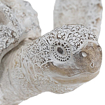 Статуэтка черепаха с ажурным панцирем и детализированной текстурой в белом цвете Marine Accessories варинант исполнения - 5 | Loft Concept в Красноярске