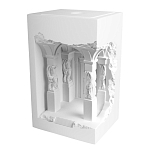 Встраиваемый в стену гипсовый светильник под покраску с колоннами и арками в античном стиле Antiquity Athena варинант исполнения - 2 | Loft Concept в Красноярске