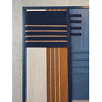 Панно из шнура Синяя геометрическая абстракция wall panel line Blue варинант исполнения - 3 | Loft Concept в Красноярске