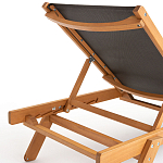 Шезлонг из текстиля и эвкалипта Power of Nature варинант исполнения - 4 | Loft Concept в Красноярске