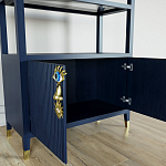 Стеллаж со стеклянными полками Elsa Dreams Blue варинант исполнения - 5 | Loft Concept в Красноярске