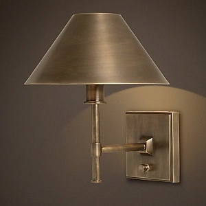 Бра Petite Candlestick Sconce Vintage Brass