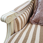 Кресло в полоску в стиле прованс Modeste Provence Armchair варинант исполнения - 2 | Loft Concept в Красноярске