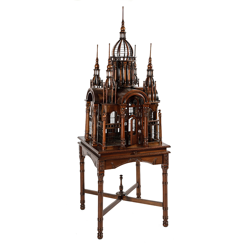 Клетка для птиц Palace for Birds LARGE Орех в Красноярске | Loft Concept 