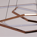 Люстра с 3-мя подвесами в виде шестиугольников Hexagon Horizontal варинант исполнения - 4 | Loft Concept в Красноярске