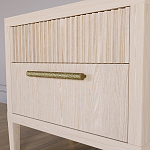 Прикроватная Тумбочка Primo с двумя ящиками Светлый дуб варинант исполнения - 4 | Loft Concept в Красноярске