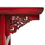 Деревянная консоль в китайском стиле с 2-мя ящиками с резным декором красная Yan Chinese Console Table варинант исполнения - 3 | Loft Concept в Красноярске
