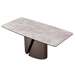 Стол обеденный керамический серый Servorios варинант исполнения - 3 | Loft Concept в Красноярске