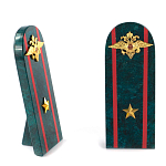 Сувенир Погон МВД из натурального камня змеевик Souvenir Epaulets варинант исполнения - 5 | Loft Concept в Красноярске