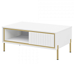 Стол журнальный белый глянцевый Antique Order варинант исполнения - 1 | Loft Concept в Красноярске