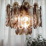 Люстра из круглых стеклянных элементов Vienna варинант исполнения - 6 | Loft Concept в Красноярске