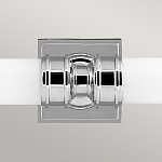 Бра для ванных комнат горизонтальное с двумя матовыми стеклянными цилиндическими плафонами Feiss варинант исполнения - 6 | Loft Concept в Красноярске