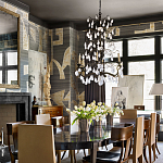 Обои ручная роспись в стиле Арт-деко Symphony Original colourway on Arkose silk dupion варинант исполнения - 2 | Loft Concept в Красноярске