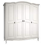Шкаф белый из массива бука в стиле прованс White Provence варинант исполнения - 1 | Loft Concept в Красноярске