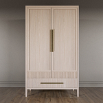 Шкаф платяной Primo с выдвижными ящиками шпон Черный дуб варинант исполнения - 2 | Loft Concept в Красноярске