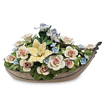 Статуэтка фарфоровая Лодка с цветами Charming Statuette варинант исполнения - 1 | Loft Concept в Красноярске