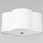 Потолочный светильник с белым волнистым плафоном из ткани Vitorino варинант исполнения - 1 | Loft Concept в Красноярске