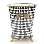 Фарфоровое кашпо Black and white square варинант исполнения - 3 | Loft Concept в Красноярске