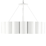 Люстра круглая фактурная в сочетании белого и золотого цвета Wide Stripes of Ribbon варинант исполнения - 2 | Loft Concept в Красноярске