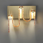 Бра волнистой формы из фактурного стекла Big Wave варинант исполнения - 7 | Loft Concept в Красноярске