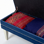 Мягкая банкетка с зоной для хранения Casket Blue варинант исполнения - 4 | Loft Concept в Красноярске