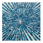 Приставной столик с инкрустацией раковинами устриц Bone Inlay варинант исполнения - 2 | Loft Concept в Красноярске