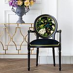 Стул с подлокотниками из бука с изображением птицы и цветов Blooming Birds варинант исполнения - 2 | Loft Concept в Красноярске