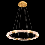 Люстра в форме кольца с золотым декором Warm Heavenly Light варинант исполнения - 5 | Loft Concept в Красноярске