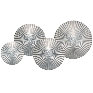 Арт-объект Apollo Silver Wall Plaque Disc 4